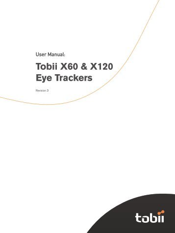 User Manual: Tobii X60 & X120 Eye Trackers