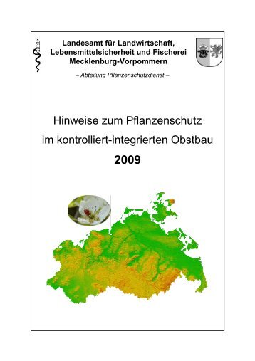 Hinweise zum Pflanzenschutz im kontrolliert-integrierten ... - LALLF