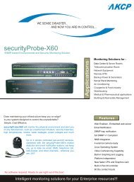 securityProbe-X60 Datasheet - Openxtra