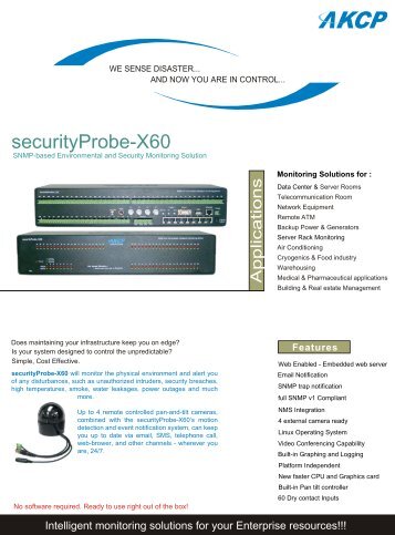 securityProbe-X60 Datasheet - Openxtra