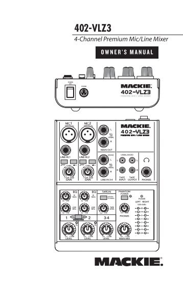 402-VLZ3 - Mackie