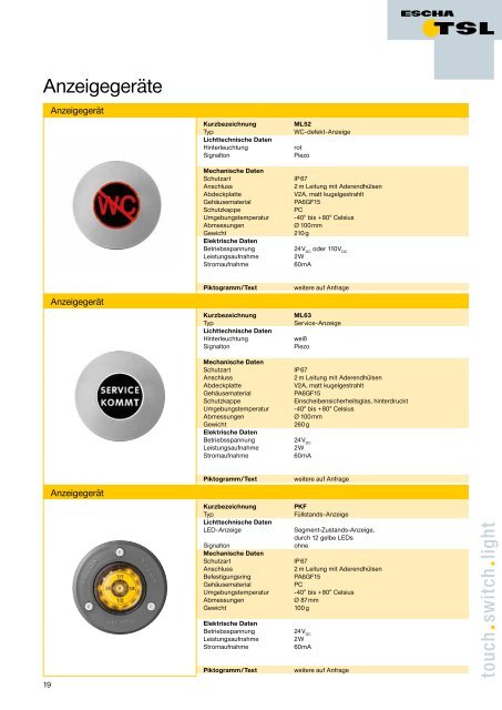 LED Leuchten [.PDF-Datei] - ESCHA TSL GmbH