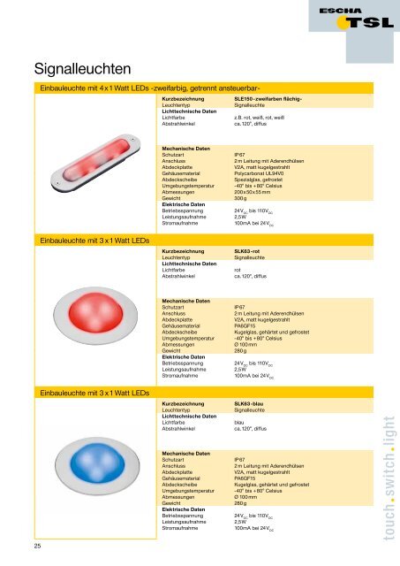 LED Leuchten [.PDF-Datei] - ESCHA TSL GmbH