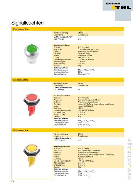 LED Leuchten [.PDF-Datei] - ESCHA TSL GmbH