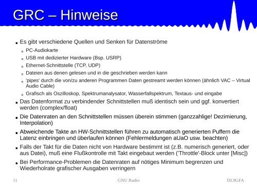 Vortrag 'GNU Radio' - UniDSP56