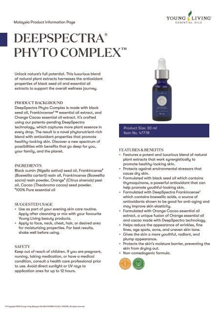 DeepSpectra Phyto Complex PIP