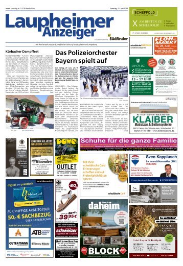 21.06.2025 Laupheimer Anzeiger