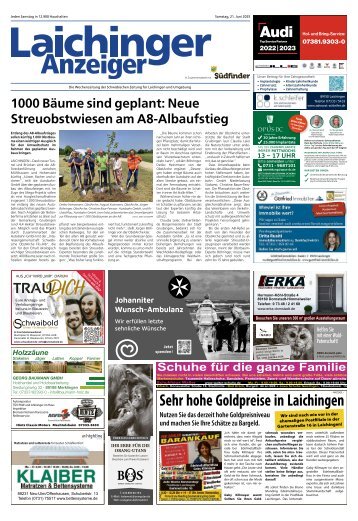 21.06.2025 Laichinger Anzeiger