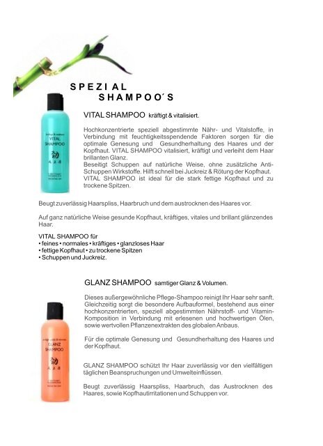 remar-Haarpflege Produkt Katalog - remar special Hair Care