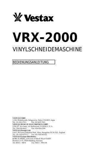 VRX-2000 - DLT