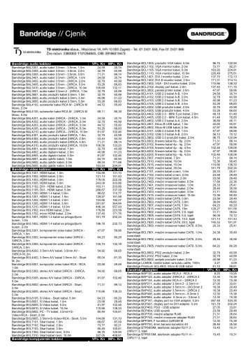 Bandridge[PDF 309.58Kb] - TD Elektronika