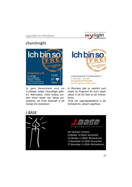 Ausgabe 3 - Sonnenhof-Gemeinde