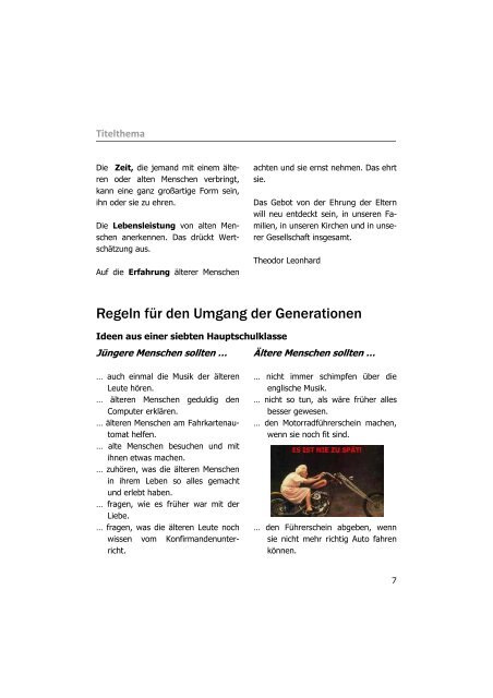 Ausgabe 3 - Sonnenhof-Gemeinde