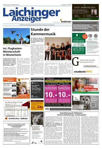 28.06.2025 Laichinger Anzeiger