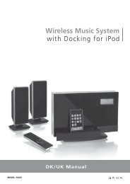 Wireless Music System with Docking for iPod - Agk Nordic