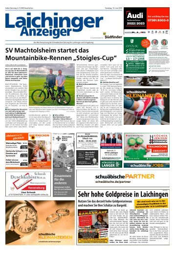 14.06.2025 Laichinger Anzeiger