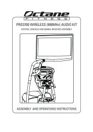 PRO3700 WIRELESS (900MHz) AUDIO KIT - Octane Fitness