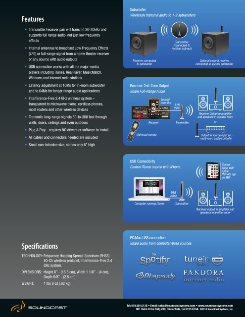 Wireless Audio Transmitter and Receiver System - SoundCast