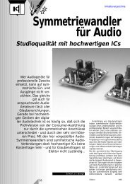 Symmetriewandler für Audio - WebHTB