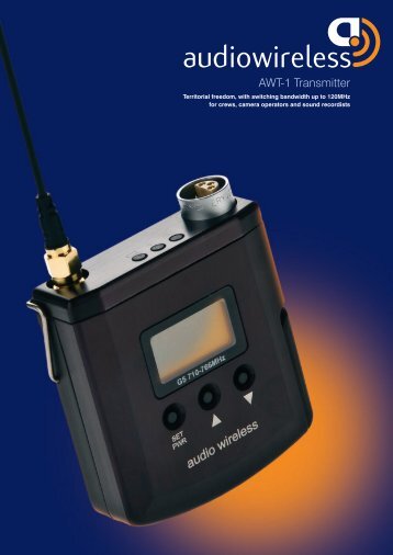AWT-1 Transmitter - Audio Wireless