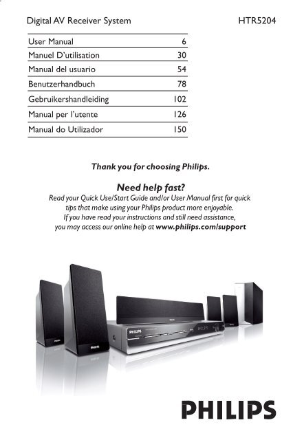Digital AV Receiver System HTR5204 