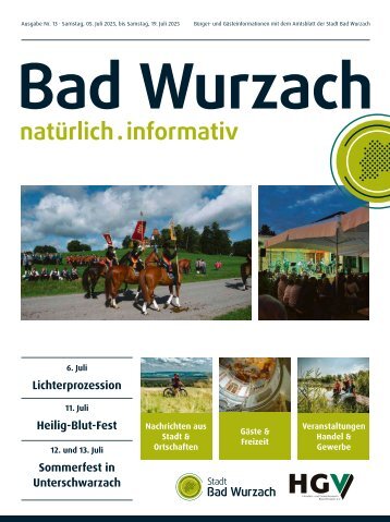 05.07.2025 Bürger- und Gästeinformation Bad Wurzach