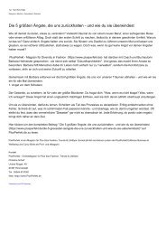 Die 5 groessten Aengste, die uns zurueckhalten - und wie du sie ueberwindest