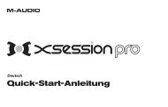 X-Session Pro Quick-Start-Anleitung - m-audio