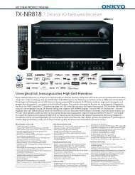 TX-NR818 7.2-Kanal AV-Netzwerk-Receiver - Onkyo