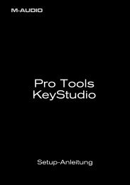 Pro Tools KeyStudio | Setup-Anleitung - m-audio