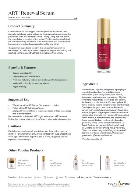 ART Renewal Serum PIP