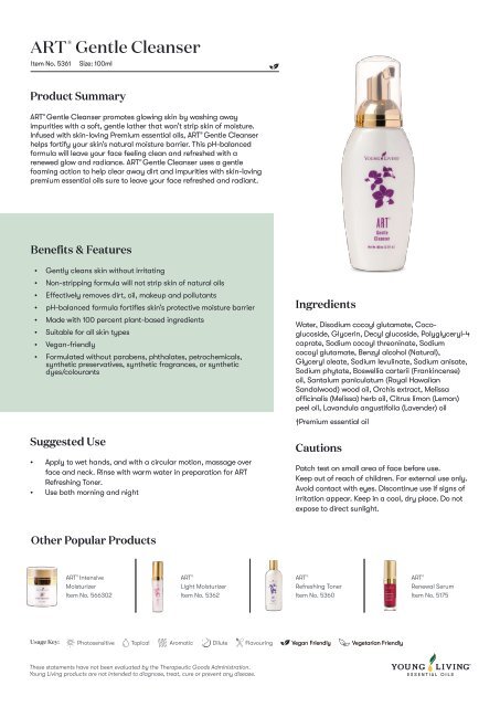 ART Gentle Cleanser PIP