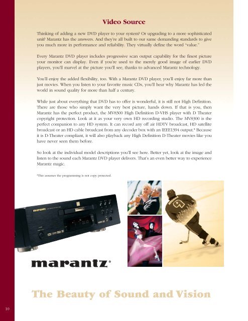 2005 Marantz Full Line Catalog