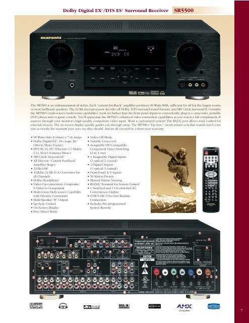 2005 Marantz Full Line Catalog