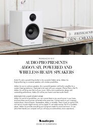 Image B1.40 manual English - Audio Pro