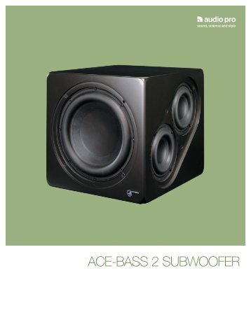 ACE-BASS 2 SUBWOOFER - Audio Pro