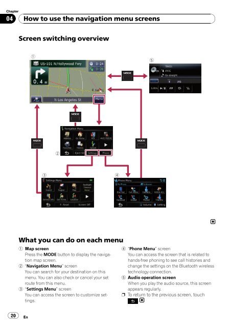 Download Pioneer AVIC U310BT Operation Manual