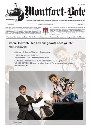 23.05.2025 Montfort-Bote