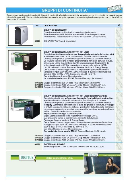 Catalogo Digitus - ErreUno - sistemi di automazione - home page