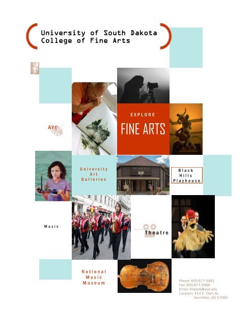 FINE ARTS - The University of South Dakota