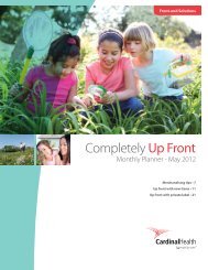 Completely Up Front - Cardinal Health