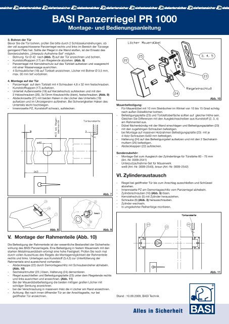 Produktdatenblatt - Basi GmbH