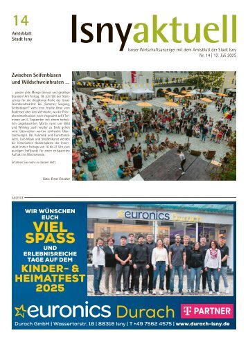 12.07.2025 Isny aktuell