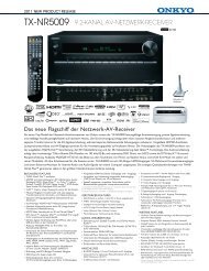 TX-NR5009 9.2-KANAL AV-NETZWERK-RECEIVER - Onkyo