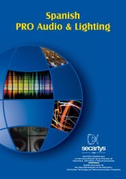 Spanish PRO Audio & Lighting - Secartys