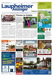 12.07.2025 Laupheimer Anzeiger