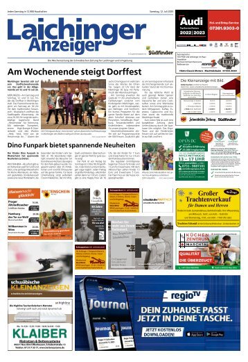 12.07.2025 Laichinger Anzeiger