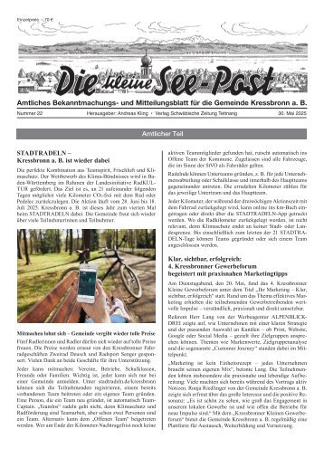 30.05.2025 Die kleine See-Post
