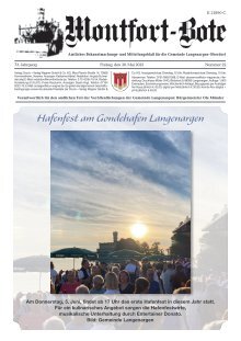 30.05.2025 Montfort-Bote