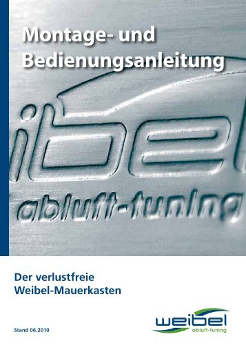 Montage- und Bedienungsanleitung - Dunstabzugshaube